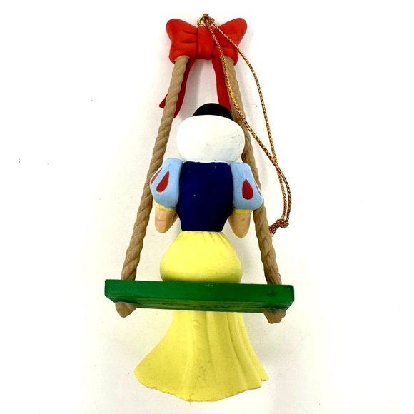 Grolier Disney Christmas Ornament Snow White In Swing In Box DCO 026902 - Picture 4 of 9